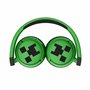 OTL Technologies MC1231 Minecraft Casque sans fil pour enfant Vert