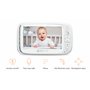 Caméra de surveillance pour bébé Motorola Nursery VM75 - Moniteur pour bébé avec unité parentale de 5 pouces - Caméra pour bébé 