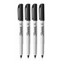 Sharpie Lot de 4 marqueurs permanents à pointe ultra fine – Encre noire