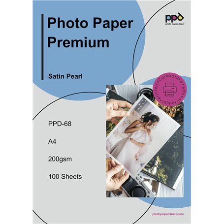 PPD A4x50 Feuilles Papiers Photo Super Premium Satiné