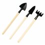 TRIXES Ensemble de Mini Outils de Jardinage Pot de Fleur Râteau Truelle Pelle Semis Plantation de Serre