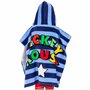 Disney Serviette Poncho Garçon Mickey Mouse Bleu Taille Unique