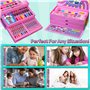 L.O.L. Surprise! Coloriage Enfant Malette Dessin Enfant Crayons de Couleur Feutres Peinture Enfant Fille, Coffret Dessin Fille, 