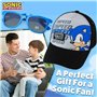 SONIC THE HEDGEHOG Casquette Enfant Garcon Ensemble Casquette Garcon Fille et Lunettes de Soleil Enfant UV400 Chapeau Plage Enfa