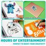 Disney Livre Stickers Enfant et Coloriage Stitch 1000+ Autocollants et Gommettes pour Enfants Idée Cadeau Lilo et Stitch