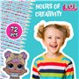 L.O.L. Surprise! Crayons de Couleur Enfant, Coffret 72 Crayons de Couleur pour Coloriage et Dessin, Couleurs Assorties