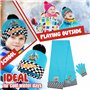 Hot Wheels Ensemble d'Accessoires d'Hiver Garçon, Bonnet, Écharpe et Gants - Cadeau Enfant