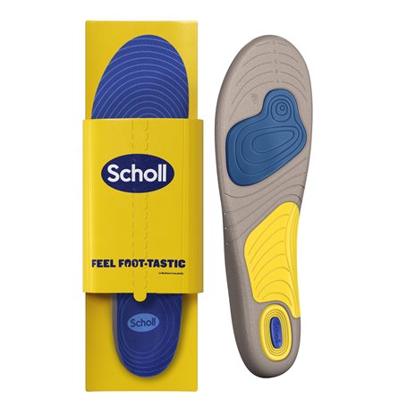 Scholl Semelles GelActiv Running Homme - Chaussures de Sport pour Course - Absorption des Micro-chocs - Activités à Fort Impact
