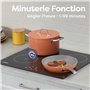 Ciarra CABBIH4-F Plaque de cuisson à induction encastrable 60 cm 4 plaques à induction, commande tactile, 9 niveaux de puissance
