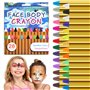 Cozlly 28 Couleurs Peinture Corporelle pour Enfants
