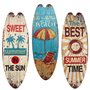 Litinliv 3 pièces Panneau de planche de surf en bois