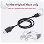 Câble Convertisseur USB Femelle vers 5 Broches pour Manette de Jeu compatible avec Xbox 1ère Génération Origine | 80cm | Pas pou