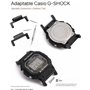 Rechange Adaptateur de Bracelet de Montre 16mm compatible avec Casio G-Shock DW-5600/GW-M5610/GL-7200/GA700/G-8900/GW9400/GDF-10