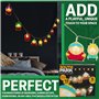 South Park Guirlande Lumineuse Intérieur Lumiere LED 10 pcs, 1.65m pour Chambre Fenêtre Fête, Decoration Maison Drôle