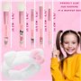 Hello Kitty Set de Pinceaux Maquillage, Lot de 5 Pinceaux avec Bandeau Douillet