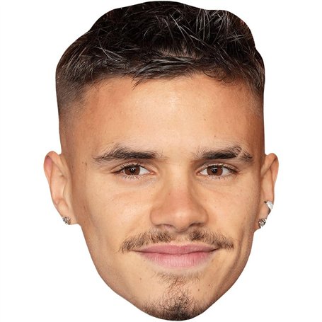 Romeo Beckham (Stubble) Big Head. Masque plus grand que nature.