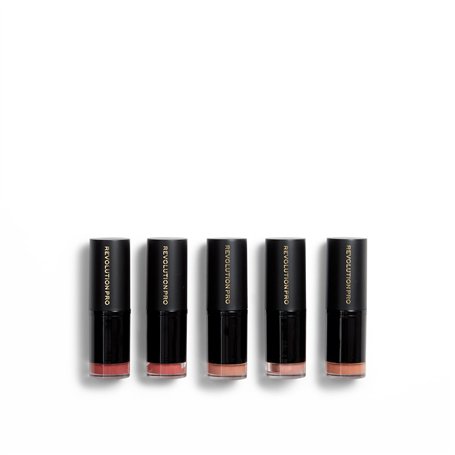 Revolution Pro Lot de 5 rouges à lèvres Nudes Blushed