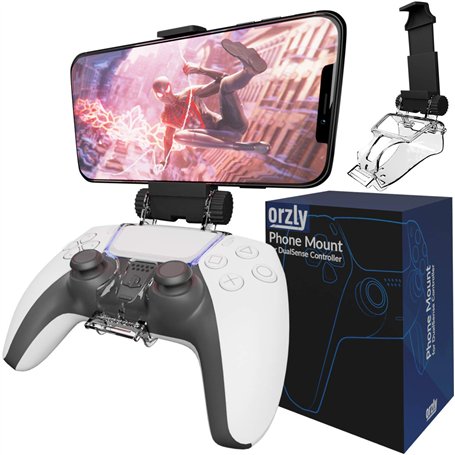 Orzly PS5 Controller Clip - Support Mobile d'affichage Réglable Compatible avec Les Manettes PlayStation 5 DualSense PS5 Accesso