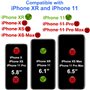 4youquality Lot de 2 films protecteurs d'écran en verre trempé pour iPhone 11 et iPhone XR - anti-rayures (6,1 pouces)