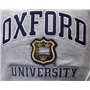 Oxford University OU129K Sweat à capuche unisexe pour enfant Gris - Gris - 9-10 ans