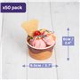 Pots à Glace (240ml) - Gobelets à Glace pour Anniversaire des Enfa