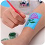Original Stationery Cadeau Fille - Tatouage Paillette Enfant - Temporaire - Kit De 33 Pièces - Inclut 24 Pochoirs - Tatouage Eph