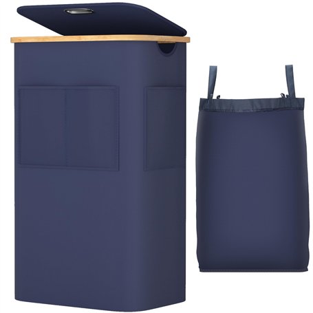 OUSFOT Bac à Linge avec Couvercle