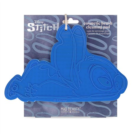 Mad Beauty - Tapis de nettoyage pour pinceaux de maquillage Stitch Disney Stitch Denim