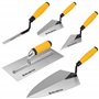 BLOSTM Truelle 5 pièces – menuiserie de Brique, truelle Pointue, truelle de jauge, truelle de Brique, truelle de plâtrage – Fabr