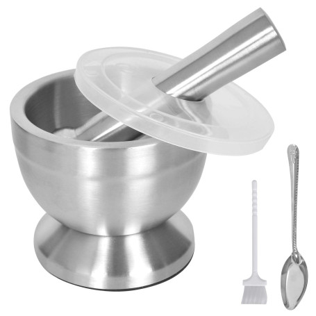 KYSUN Mortier et Pilon en Acier Inoxydable