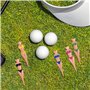 Tees de Golf Drôles Bikini 5 pièces 76 mm Tees de Golf Amusants pour Filles Tees de Golf en Plastique pour Hommes Femmes Entraîn