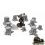 QP3D – Lot de 10 souches d'arbre – Terrain de dispersion, paysage fantastique pour table et RPG 28–32 mm Miniatures Wargames, ac