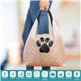 BELLE VOUS Grand Sac Conteneur de Croquettes pour Chien et Chat - Accessoire de Voyage Pliable - Gamelle Portable pour Le Transp