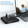 Lecteur Externe CD DVD USB 3.0 Type C, Lecteur de CD et DVD et Graveur Externe USB, Compatible avec Windows XP/Vista / 7/8 / 10/