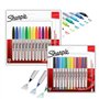 Sharpie Marqueurs permanents Pointe fine pour des détails audacieux et pointe ultra fine | Couleurs assorties | 12 + 12 unités