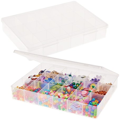 Baker Ross FN263 Boîte de rangement à compartiments - Pack de 1