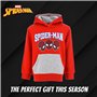 Spiderman Sweat à Capuche pour Garçons, Sweatshirt Textile Doux, Sweat Cadeau pour Enfants, Taille 8 Ans | Rouge