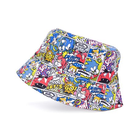 Sonic the Hedgehog Bob Enfant | Filles Garçons Comic Book Knuckles Doctor Eggman Villain Tails Personnages Sun Cap | Films Jeux