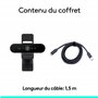 Logitech Brio 4K webcam, appels vidéo, micro anti-parasite, correction automatique de l’éclairage HD,pour Microsoft Teams, Zoom,