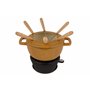 Cosy & Trendy Service à fondue en fonte "FONTESTIC" 6 personnes- Amber Gold-D18 Cm
