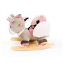 Nattou Bascule Licorne Jade, 10 - 36 Mois, 60 x 39 x 50 cm, Beige/Rose