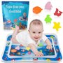 Tapis Eau Bebe Eveil | Aquarium Bebe Gonflable Pour Les Touts Petits | Tapis Sensoriel Bébé & Tapis de Motricité Bébé Pour Éveil