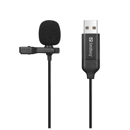 Sandberg Streamer USB Clip Microphone