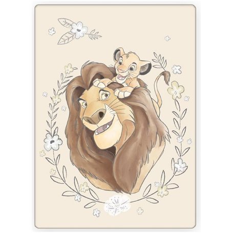 Disney King of Lion Couverture douillette 100 x 140 cm