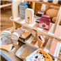 mamabrum Magasin en Bois pour Enfants, Pliable, café pour Enfants et pâtisserie avec Accessoires Inclus (crème glacée, Biscuits,