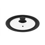 Gerlach 1760 Couvercle Universel En Verre Trempé Pour Poêles Et Casseroles Bord En Silicone Manche Résistant À Chaleur 3 en 1 24