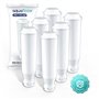 Aquafloow Lot de 6 filtres à eau compatibles avec Krups F088 F 088 - Compatible avec de nombreux modèles Krups