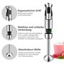 Lehmann Chopsui Mixeur plongeant 1200 W, Mixeur Plongeur avec 8 niveaux de vitesse en acier inoxydable, Mixeur blender pour Alim