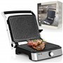 Zeegma Grill Chef Easy – Grill Électrique 2 en 1 et Presse-Panini