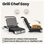 Zeegma Grill Chef Easy – Grill Électrique 2 en 1 et Presse-Panini, 2000W, Plaques Céramiques Antiadhésives, 29 x 23.2 cm², Tempé